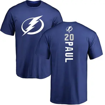 Men's Nick Paul Tampa Bay Lightning Backer T-Shirt - Royal